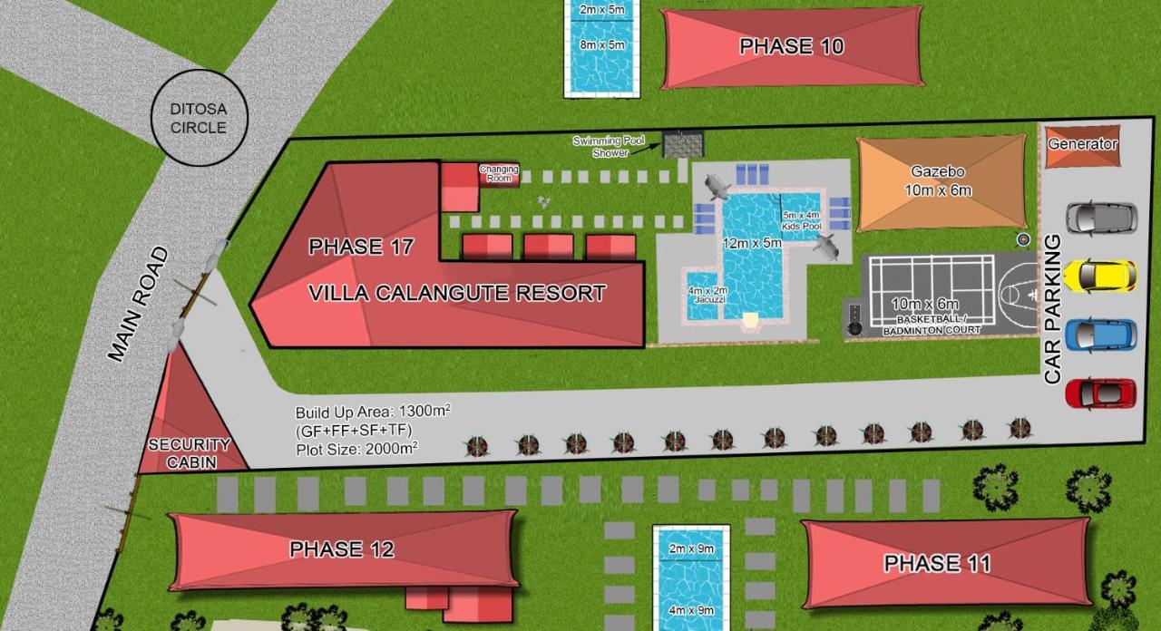 Villa Calangute Phase 12 ภายนอก รูปภาพ
